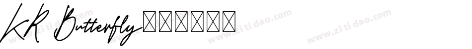 KR Butterfly字体转换